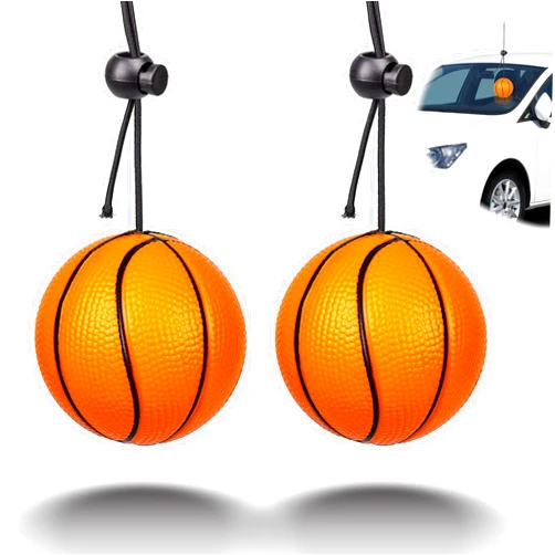 RONGWI 2 Pack Garage Parking Aid,Garage Car Stop Indicator,Garage Parking Assist Stop Ball,Parking Ball Guide System,Double Car Parking Aid with Telescopic Adjustable Length(Basketball Shape)