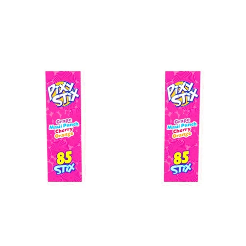 Wonka Pixy Stix Powder Candy-filled Straws, Sweet and tart candy, Springtime Easter Candy, 0.42 oz (85 Count) (Pack of 2)