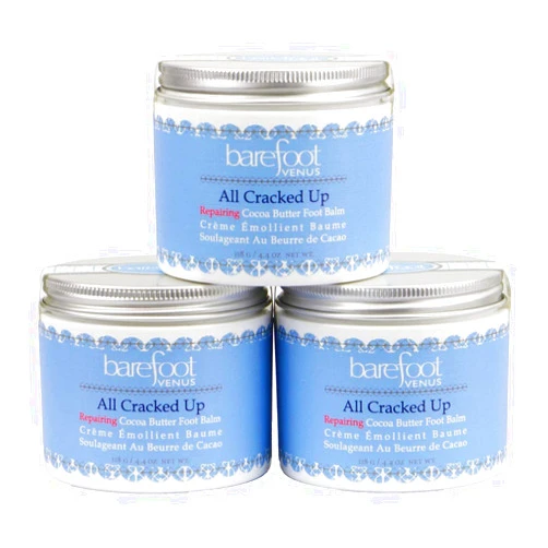 Barefoot Venus All Cracked Up Foot Balm - 3 Pack