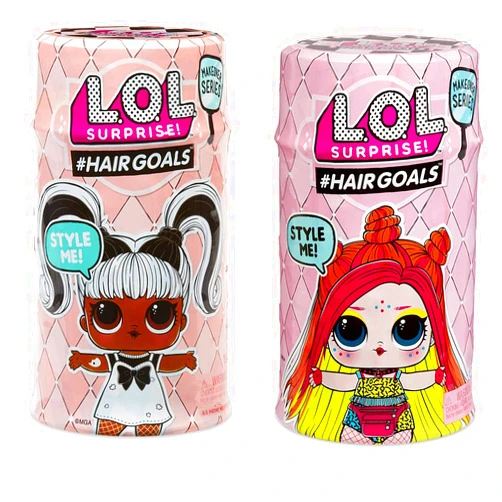 L.O.L. Surprise!! #Hairgoals Makeover Series 1 and Series 2 with 15 Surprises- 2 Pack