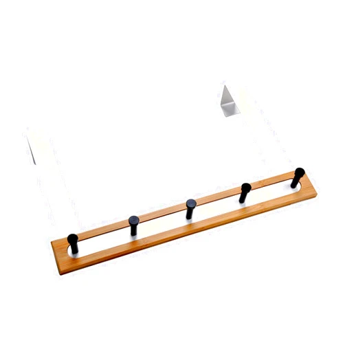 Liulishop Coat Rack 1Pc Creative Rear Door Hanging Coat Hook Rack Home Bedroom Cupboard Key Bag Clothes Storage Hanger Coat Rack Stand (Color : Style 2)