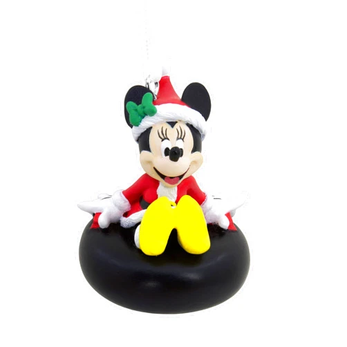 Hallmark Disney Minnie Mouse on Snow Tube Christmas Ornament