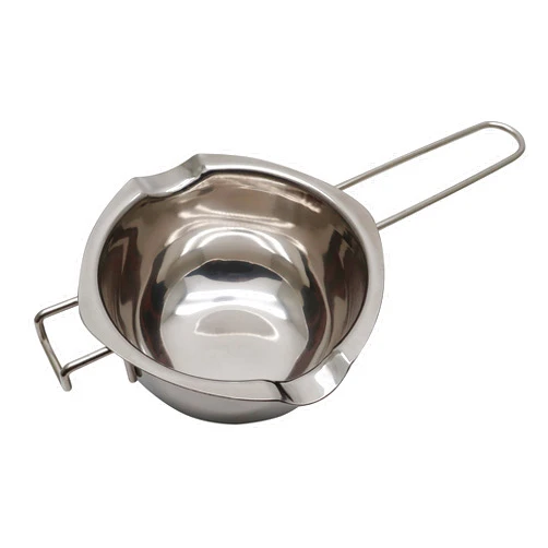 EIKS Boiler Pot Melting Bowl with SUS304 Stainless Steel for Melting Chocolate Candy Cheese Butter and Candle Wax Making, Capacity 400ML/13oz