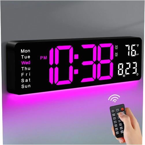 MASHI Digital Wall Clock, 16