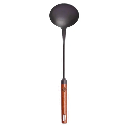 WANGYUANJI lron Spoon Soup Ladle Tool,14.2-15 inches Premium lron Spoon - Durable and Versatile Cooking Utensil