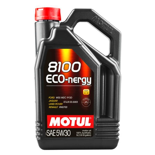 Motul MTL102898 007229 8100 Eco-nergy 5W-30 100 Percent Synthetic Fuel Economy Gasoline and Diesel Lubricant - 5 Liter