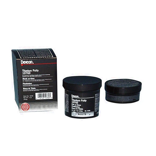 Ors Nasco DEVCON Titanium Putty (230-10760) - Gray, Fiberglass & Metal, High-Technology, Titanium-Reinforced Epoxy, Precision Machinable, 1 Each