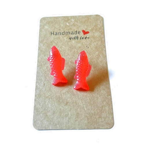 Handmade Swedish Fish Earrings