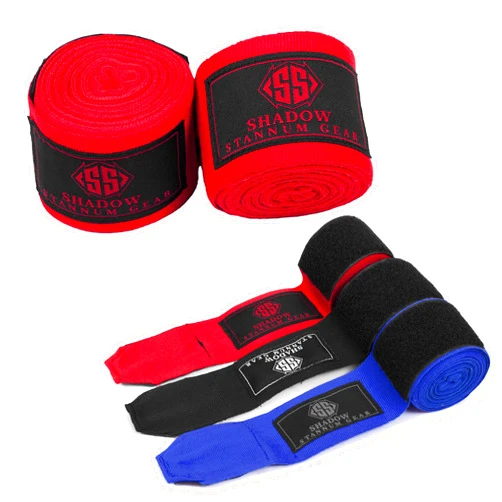 SHADOW STANNUM GEAR Hand Wraps for MMA, Muay Thai & Kickboxing, Elasticated and Strong Closure, Hand Wraps for Men & Women