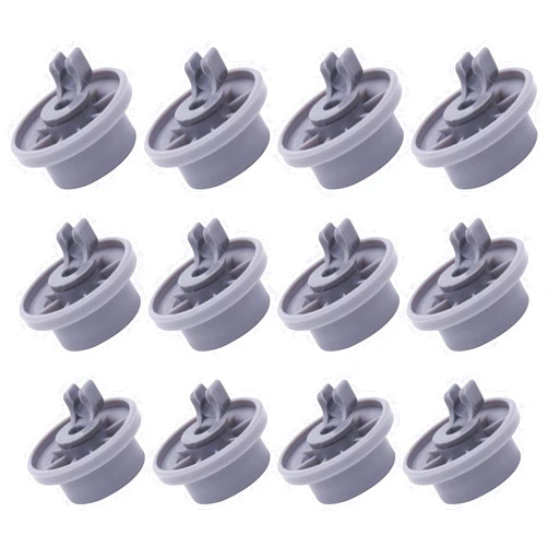 BlueStars (2024 Update) 165314 Dishwasher Lower Rack Wheel - Compatible with Bosch & Kenmore Dishwashers - Replaces 420198 423232 AP2802428 PS8697067 - Easy to Install - PACK OF 12