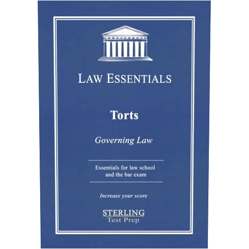 By Sterling Test Prep (Author), Dr. Frank J. Addivinola (Author) Torts, Law Essentials: Governing Law for Law School and Bar Exam Prep