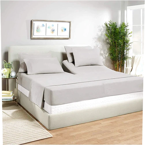 Generic Top Split King Flex Head Sheet Set For Sleep Number Mattress Fits Deep Pocket Bed 1800 Thread Count Super Soft And Cool 4 Piece Set With Pillowcases 34-36