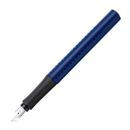 Faber-Castell Grip 2011 Fountain Pen - Medium Nib, Classic Blue