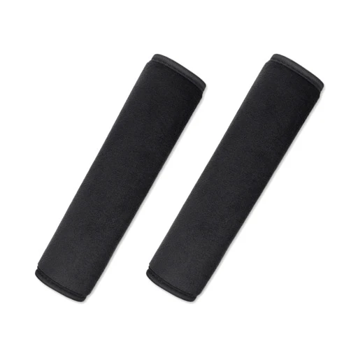 yuntop 2 PCS Car Seat Belt Pads Cover Soft Seat belt Shoulder Pad Safety Belt Strap Shoulder Pad Comfortable Driving Compatible with Most Cars Helps Protect You Neck and Shoulder (Black)
