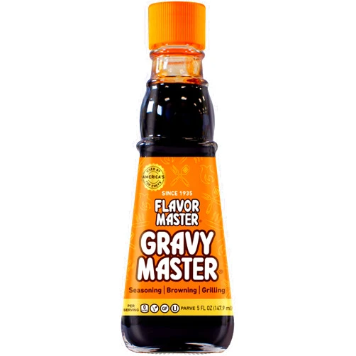 Gravy Master: Grilling, Seasoning and Browning Sauce - Ready to Use - 1 Bottle (5 fl oz) - Vegetarian, No Gluten, Kosher, Pareve - Grill, Glaze, Braise, Steak Crust - Made in the USA Since 1935