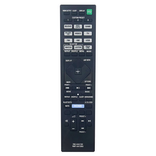 VINABTY RM-AAU190 RMT-AA130U Replaced Remote fit for Sony AV Receiver STR-DH750 STR-DH550 149301411 STR-DN860 STR-DN1060 Home Theater