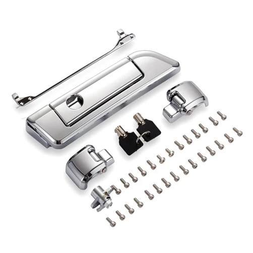 Advanblack Color Matched Hinges & Latch Kit for Advanblack & Harley Razor Chopped King Tour Pak, Touring Models Road King Road Glide Street Glide Ultra Limited 2014-2023