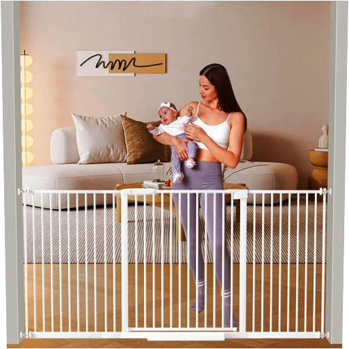 DEARBB Extra Wide Baby Gate Ultra Narrow Spacing 30.11-77.36