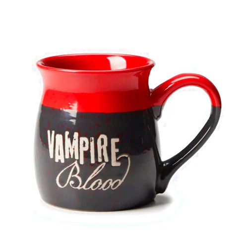 AttractionOil.com Vampire Blood Black & Red Mug, 20 Oz.