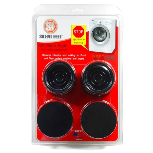 The Vibration Solution Anti-walk Silent Feet - Anti-Vibration Pads for Washing Machines and Dryers