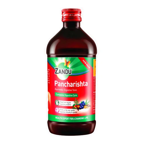 Zandu Pancharishta 650ml, Ayurvedic Tonic, Relief from disgetive Problems Like Acidity, Constipation and Gas, boosts Digestive Immunity
