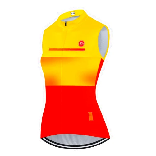 SUDU SUDO Women's Cycling Jersey Sleeveless Cycling Vest Bike Shirts Bicycle Clothing Biking Tank Tops with Pockets