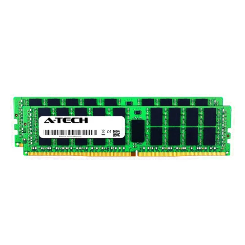 A-Tech 64GB Kit (2 x 32GB) for Dell Precision 5810 - DDR4 PC4-19200 2400Mhz ECC Registered RDIMM 2Rx4 - Server Memory Ram Equivalent to OEM SNPCPC7GC/32G (AT316773SRV-X2R1)