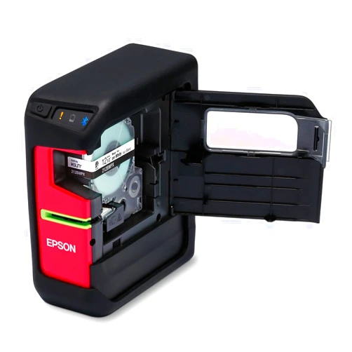 LABELWORKS Epson LW-PX400 Industrial Label Maker Kit - Complete Kit with Accessories, Shrink Tube and Self-Laminating Wrap Compatible, Portable Wireless Label Printer