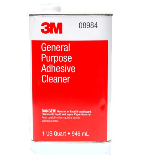 3M GENERAL PURPOSE ADHESIVE CLEANER, 08984, 1 QUART, 6 PER CASE