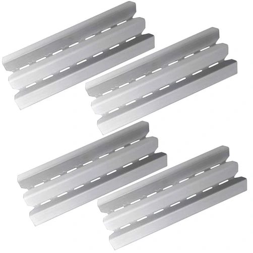 Hongso 15.875 inches Stainless Steel Heat Plate Shield Tents Replacement for Gas Grills Models by Broil-Mate, Huntington, Rebel Grill Parts, Broil King, Sterling, Patriot, Baron and Others, 4-Pack