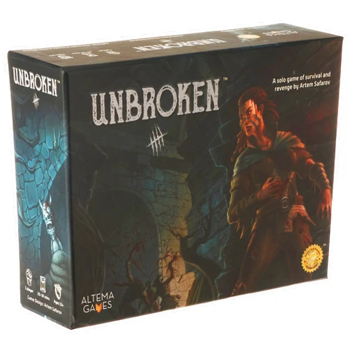 Golden Bell Studios Unbroken: a Solo Game of Survival and Revenge , Black