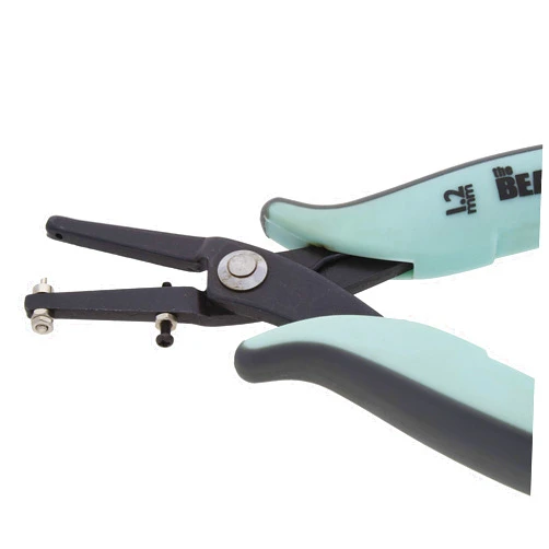 The Beadsmith Beadsmith Metal Hole Punch Pliers W/Guage Guard-1.25 mm (.05-inch)