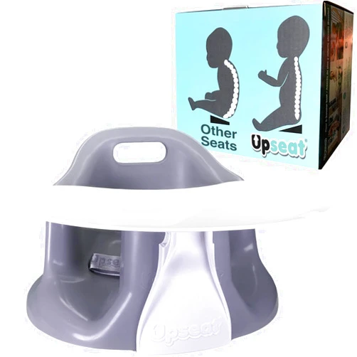 Upseat Baby Floor Seat Booster Chair for Sitting Up with Removable Tray for Meals and Playtime, Developed with Physical Therapists for Safe and Healthy Hip Development and Posture