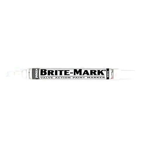 Dykem Paint Marker, Brite Mark(R) 916, White - 84003 Pack of 5