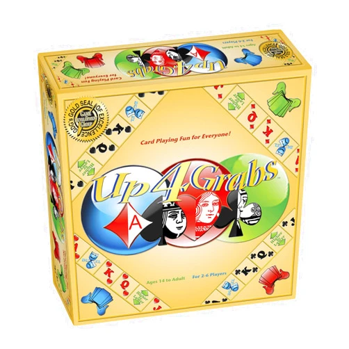 Game Development Group Up 4 Grabs - A Unique Card-Playing Board Game Full of Twists and Turns - Fun Pick for Family & Adult Classic Game Night
