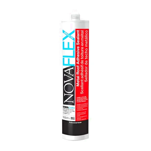 Novagard 02-MR196-10C1 NovaFlex Metal Roof Sealant - 10.3 oz. Tube, Regal Red