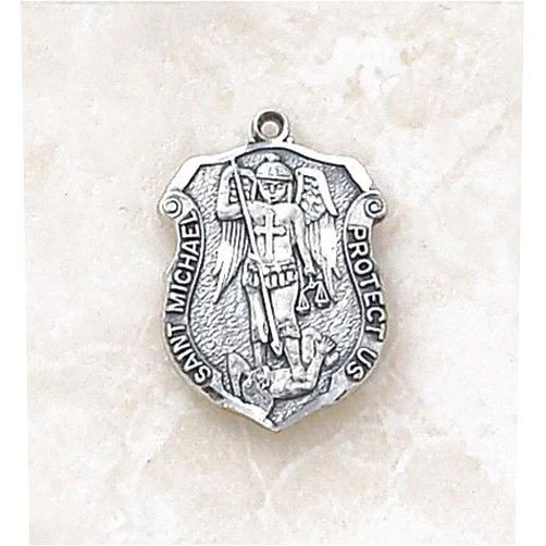 Christian Brands catholic.christianbrands Sterling Patron Saint Michael Medal