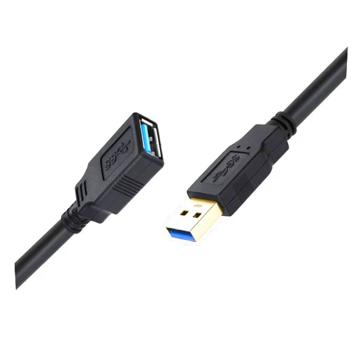 ZEQKULW USB 3.0 Extension Cable 10ft USB3.0 Type A Male to Female Extender Cable USB 3.0 Cord Compatible for with USB Keyboard,Mouse USB Extender(Black 10ft)