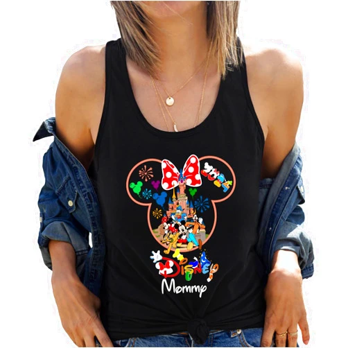 FastDeliveryTees Custom Disney Christmas 2024 Shirt, Disney Trip 2024 Group Shirts, Disney Vacation Matching Family Shirt, Disney Family Christmas Gifts, Custom Graphic Shirts for Women (Tank Top)