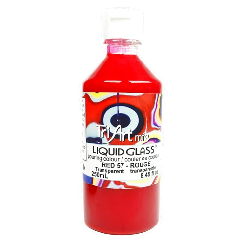 Tri-Art Liquid Glass Pouring Colour RED 57 250mL