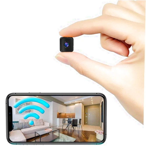 ZHOUCXZDA Mini Indoor Security Wireless Home Camera Small Outdoor WiFi Pet Cameras,2025 Upgraded 1080P Tiny Nanny Cam, Wide Angle,Night Vision, House Indoor Outdoor Cameras, No Need WiFi Cams,For Home Security