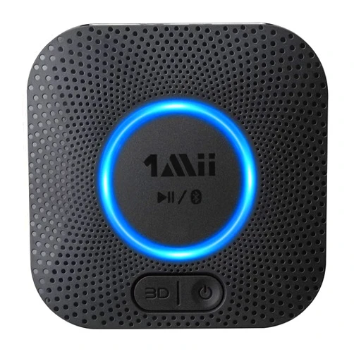 1Mii [Upgraded] 1Mii B06 Plus Bluetooth Receiver, HiFi Wireless Audio Adapter, Bluetooth 5.1 Receiver with 3D Surround aptX HD aptX Low Latency for Home Music Streaming Stereo System