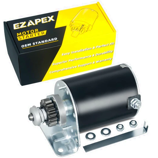 EZAPEX Starter Motor Compatible with New Briggs and Stratton 7 8 10 11 12 12.5 13 14 16 18 20 22HP 391423 390838 392749 394805 497594 497595 693054 491766