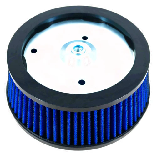 Americruise Harley Air Filter Engine Air Cleaner Motorcycle Air Filter for Harley Road King, Dyna, Screamin Eagle 2001-2008 (Blue)