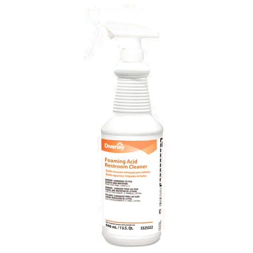 Diversey 95325322 Foaming Acid Restroom Cleaner Fresh Scent 32 oz Spray Bottle 12/Carton