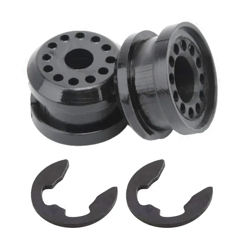 SOMUCH 2PCS Transfer Case Shift Linkage Bushings with E-clips - Replacement Control Lever Bushings OEM# 68078974AA 68078975AA