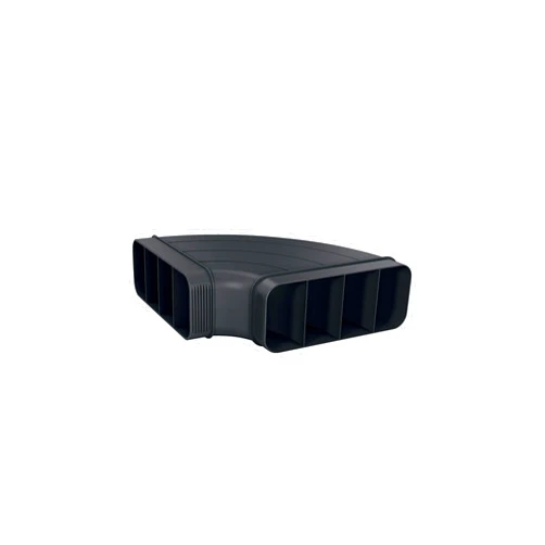Bosch HEZ9VDSB1 Accessories for Hobs with Extractor Hood 90° Horizontal Flat Channel Elbow Black