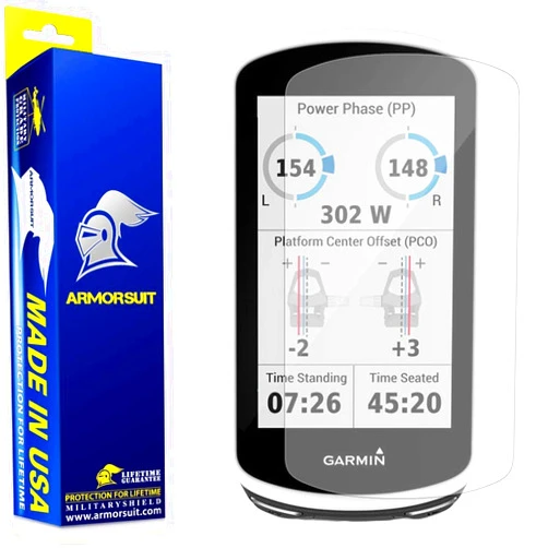 ArmorSuit MilitaryShield Anti-Glare Screen Protector for Garmin Edge 1030 - [Max Coverage] Anti-Bubble Matte Film