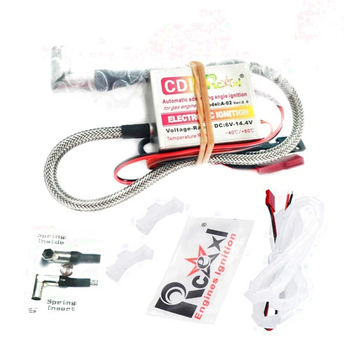 Rcexl Automatic Single Ignition for NGK ME8 1/4-32 90 Degree + Universal Sensor