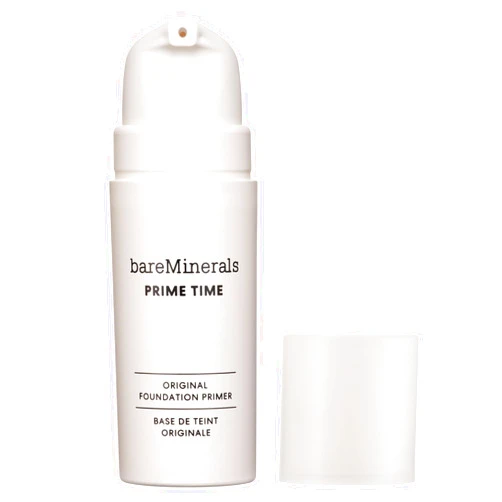 bareMinerals Prime Time Original Foundation Primer – 24HR Wear, Smooths Texture, Controls Shine, Extends Makeup Wear & Nourishes Skin, Non‑Comedogenic